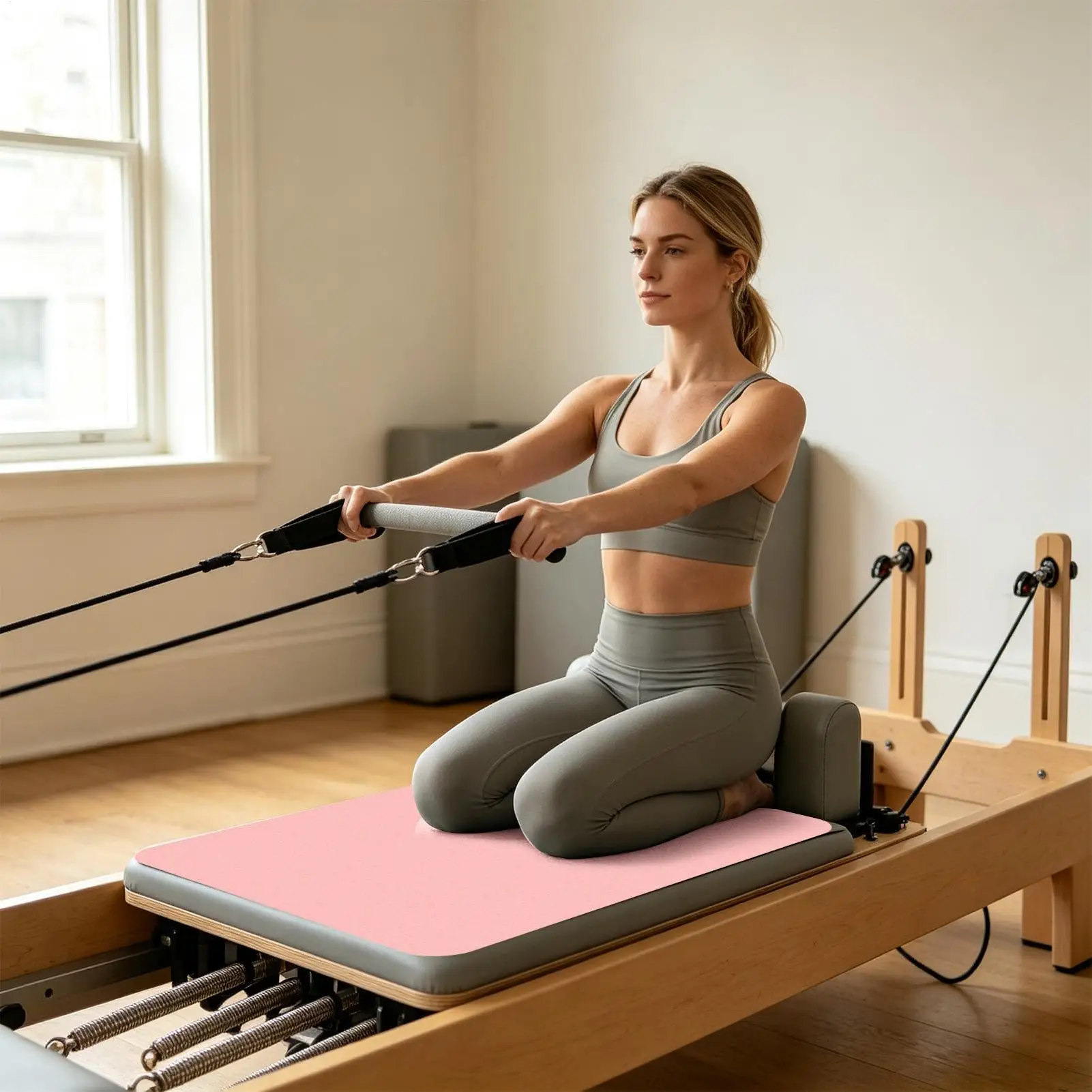 Pilates Reformer Mat Soft Large Thick Foldable Exercise Equipment Reformer Machine Cover Pilates Mat For Beginner Professional