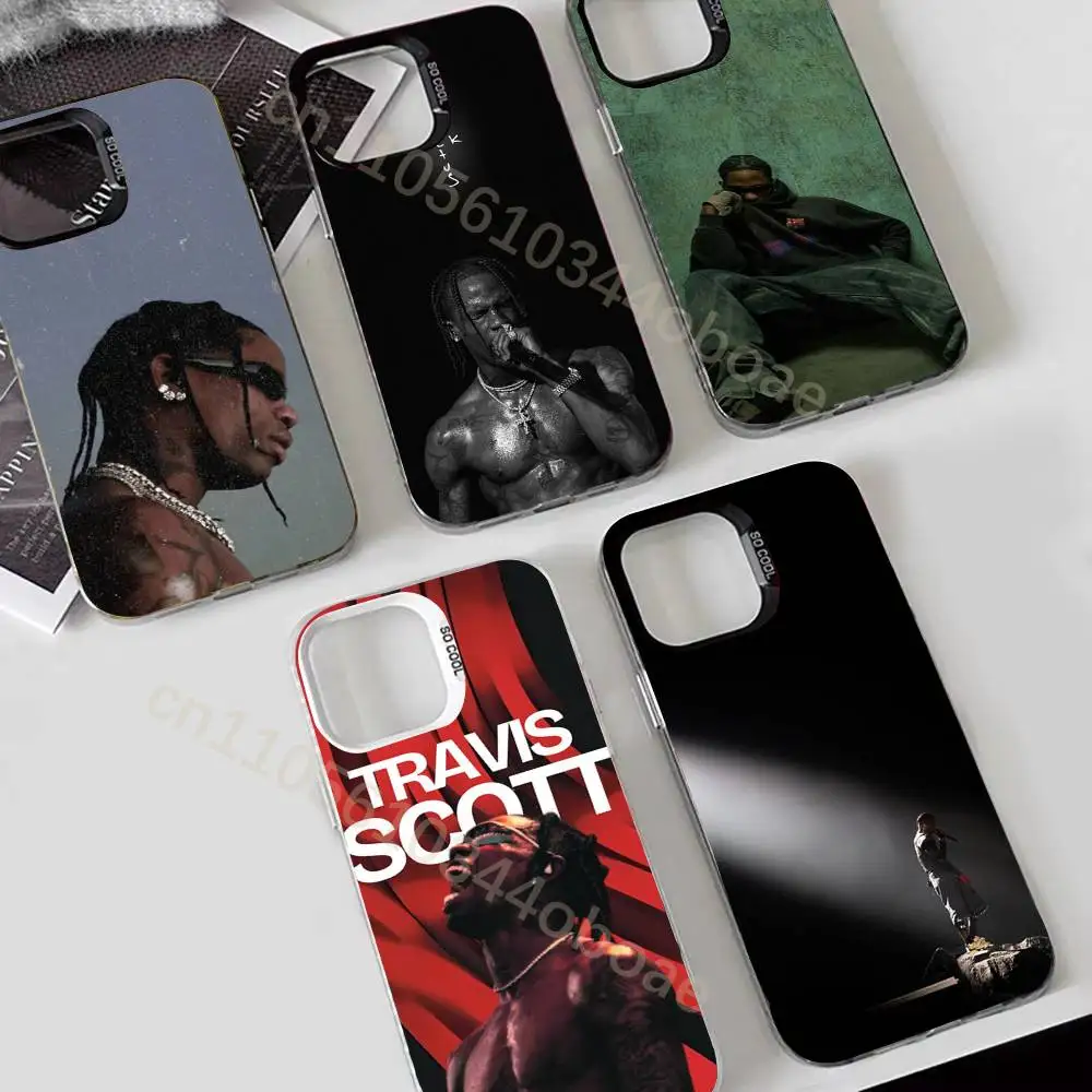 

Travis Scott Utopia Rapper Phone Case For iPhone 17,16,15,14,13,12,11,Pro,Max,Plus Soft Black Cover