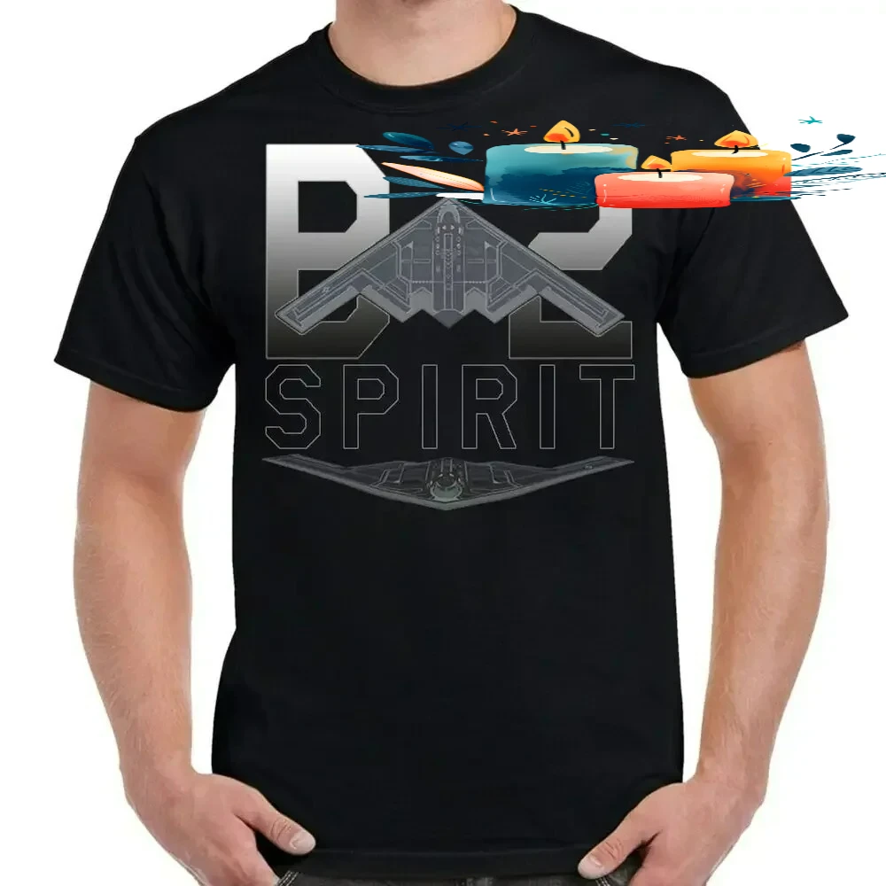 B-2 Spirit Stealth Bomber T-Shirt Short Sleeve Casual 100% Cotton O-Neck Summer Mens T-shirt Size S-3XL