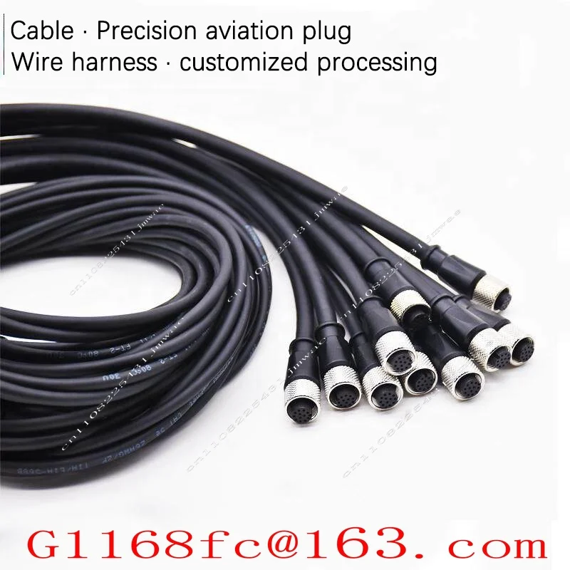 Aviation Plug 1/3 Cable Connector Mid-70 Avai Power Cord Mid-360 CE UL FCC