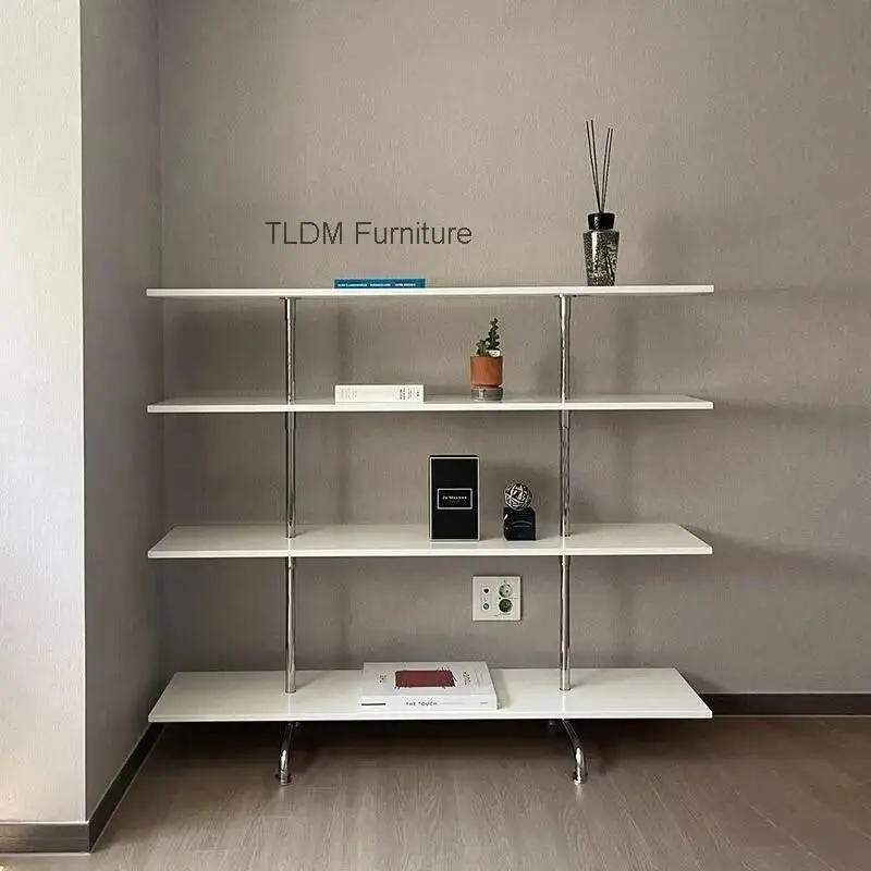 Simple Wooden Stand Storage Hall Holders Living Floor-standing Room Display Storage Modern Rack Movable Organize Entrance Racks