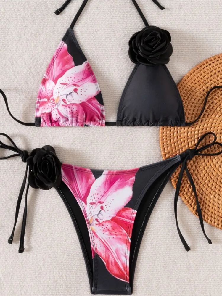 ملابس السباحة امرأة ملابس السباحة مثير بيكيني جديد رفع البيكينيات مجموعة البرازيلي المايوه ملابس للنساء Biquini قطعتين الدعاوى