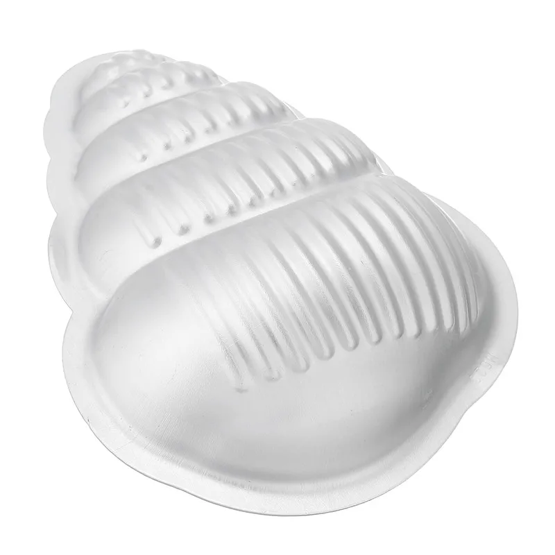 2 pz/set stampi per sale da bagno a forma di conchiglia Set artigianato stampi per bombe da bagno in alluminio sfera di sale frizzante stampo da