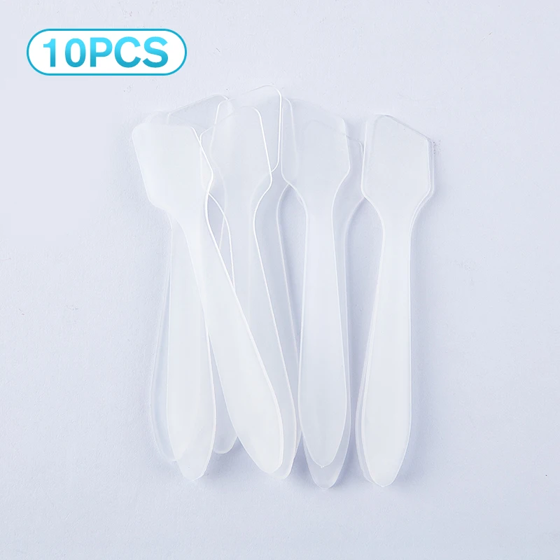 10 Uds Mini espátulas cosméticas cuchara crema Facial máscara de maquillaje cuchara mixta herramientas de belleza DIY aplicador de maquillaje Facial de ojos palos