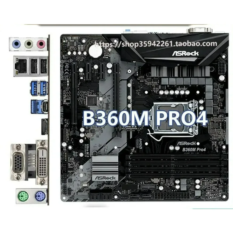 

Используется для основной платы ASRock B360 B360M B365M H370 PRO4 PERFORMANCE GAMING K4