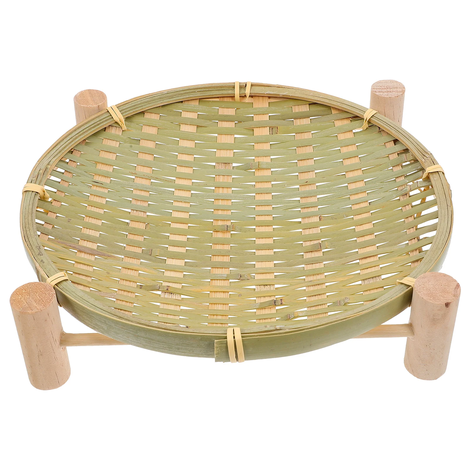 

Bamboo Basket Baskets for Basket For Snacks Fruit Snacks Bread Tray Kitchen Counter Storage Home Hotel Restaurant