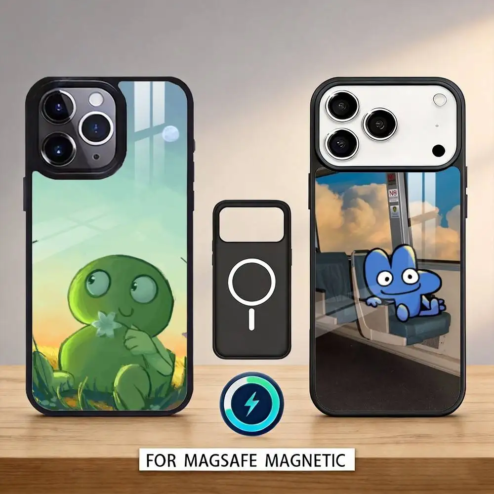 

Bfdi Battle For Dream Island Phone Case For iPhone 17,16,15,14,13,12,Pro,Max For Magsafe Magnetic Wireless Charging