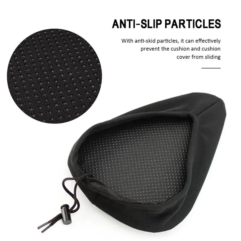 Breathable Bicycle Saddle Bicycle Seat Double Spring Seat Cushion Soft Shock Absorption Comfortable Seat Saddle Riding Equipment