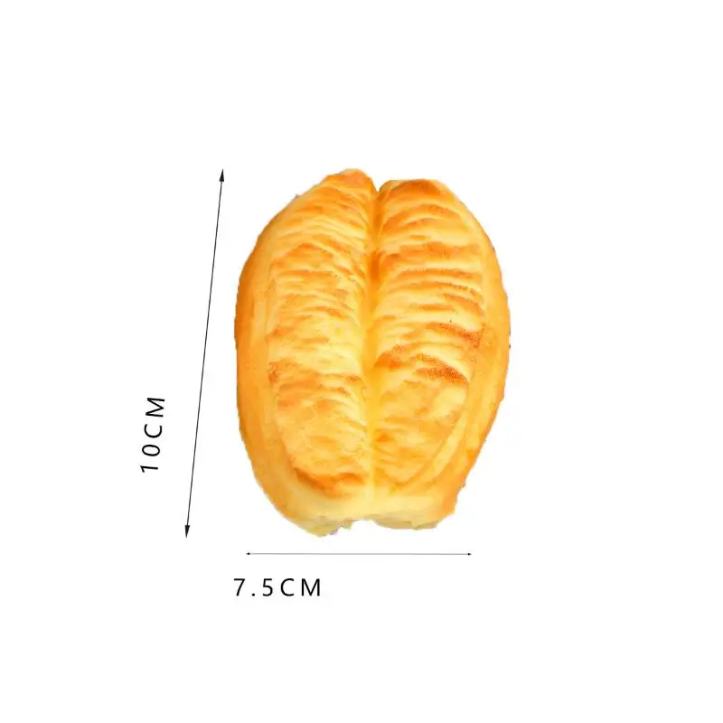 1Pcs Soft Stress Relief Sensory Toy For Adults Realistic 3D Bread Toy Ultra Slow Rising Portable