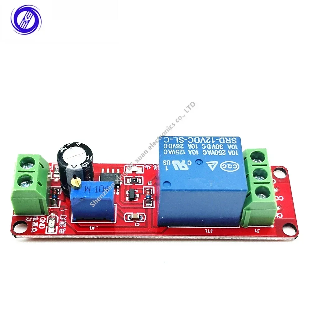 Delay Timer Relay Turn-On Relay Module Time Delay Switch DC 12V For Robot & Intelligent Electronic Car DIY