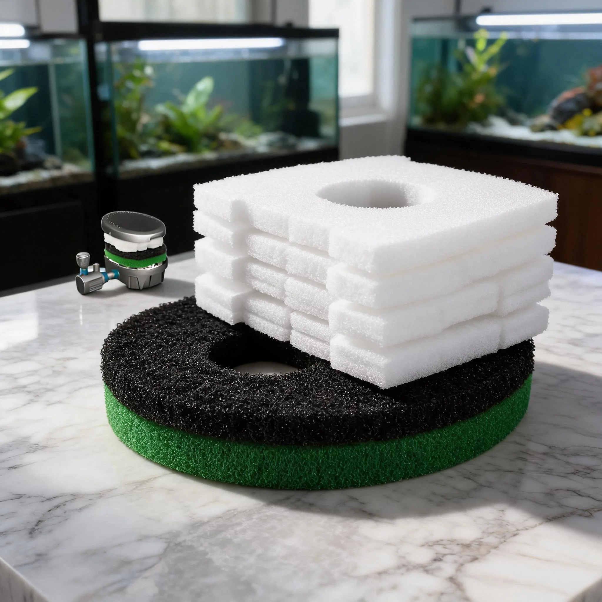 For Inpond 5-In-1 And 6-In-1 Maintenance Kit Easy Pond Filter Replacement Sponge Filter Sponge Filter Aquarium Filtration