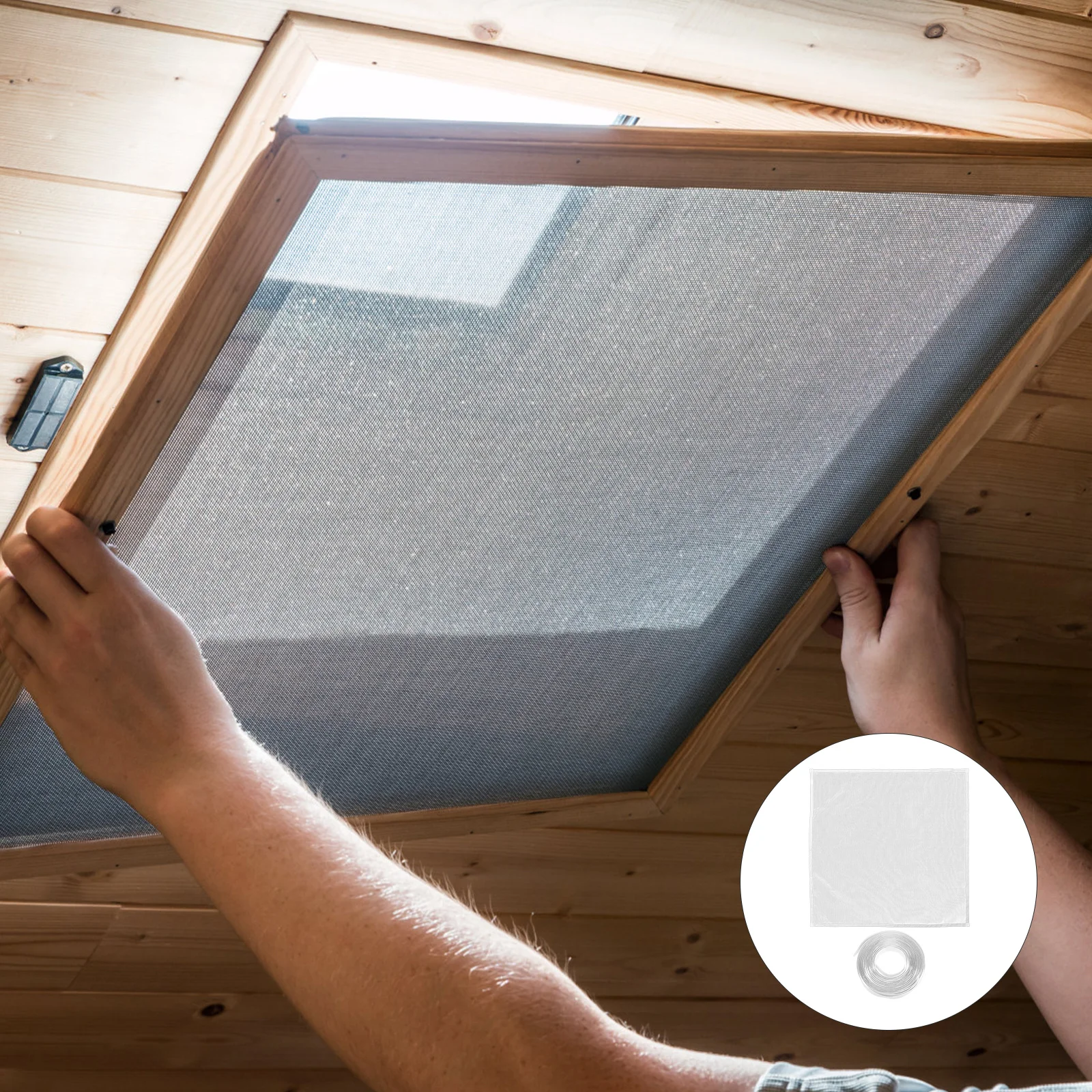 

Self Adhesive Window Screen Mesh Patch for Anti Insect Damage Repair on Tent Pool Rv Screen Doors Fly Mesh Curtain Home Use