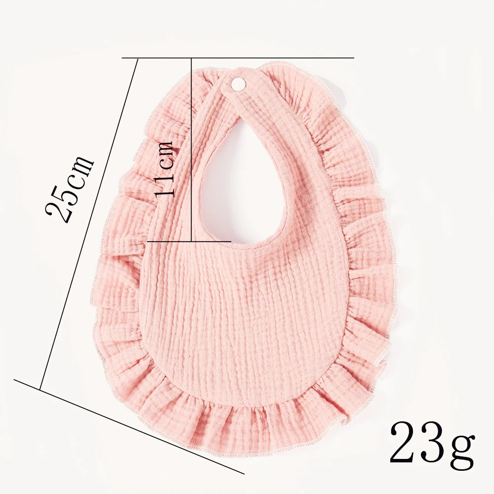 Newborn Baby Baby Stuff  Items Gauze Bib 6 Layer Pure Cotton 360 Degree Petal Vegetable Animal Baby Apron  for Children Gifts