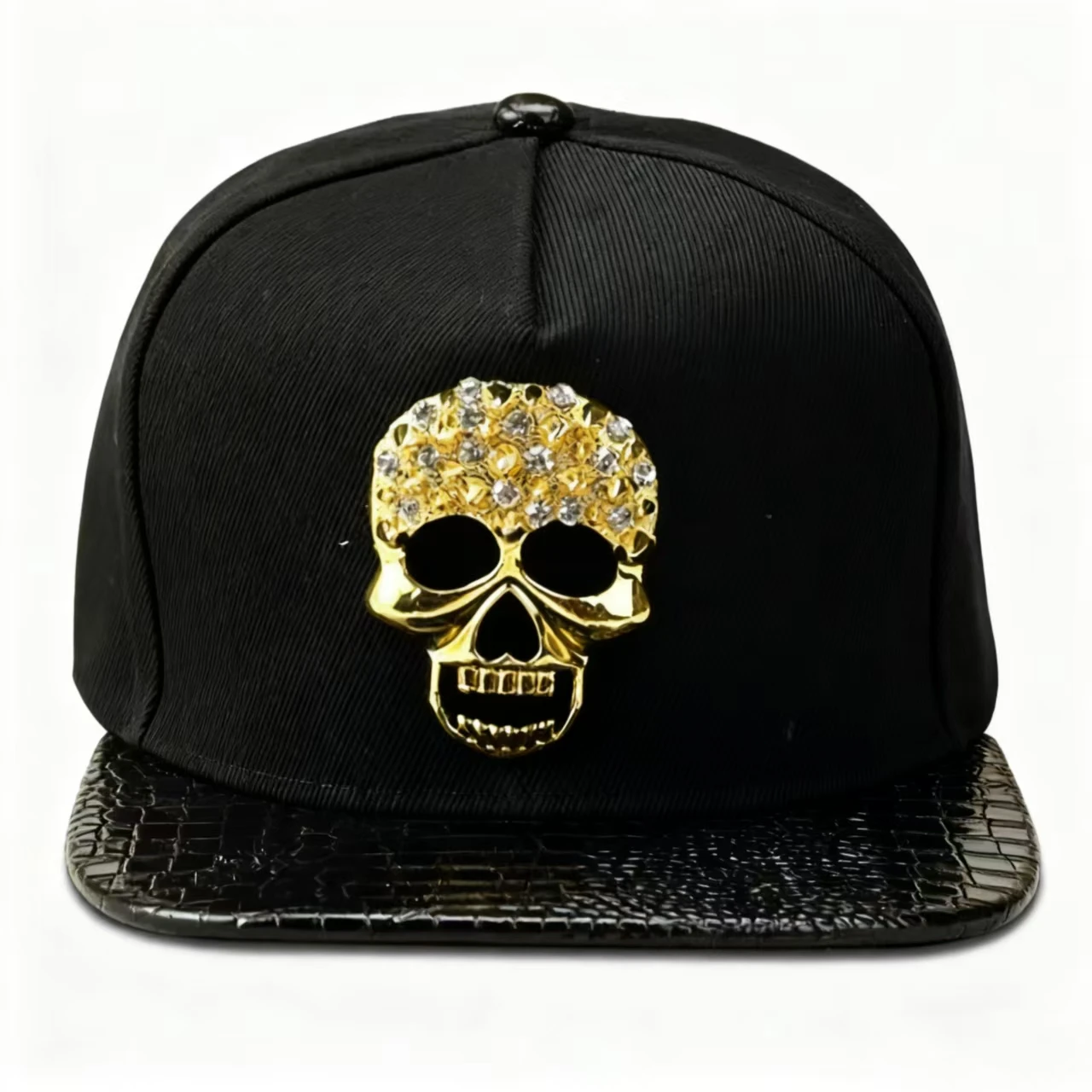 

Fashion Metal Logo New Flat 3D Hat Printed Skeleton Street Skateboarding Hip Hop Hat Outdoor Baseball Hat Unisex Red Black Blue