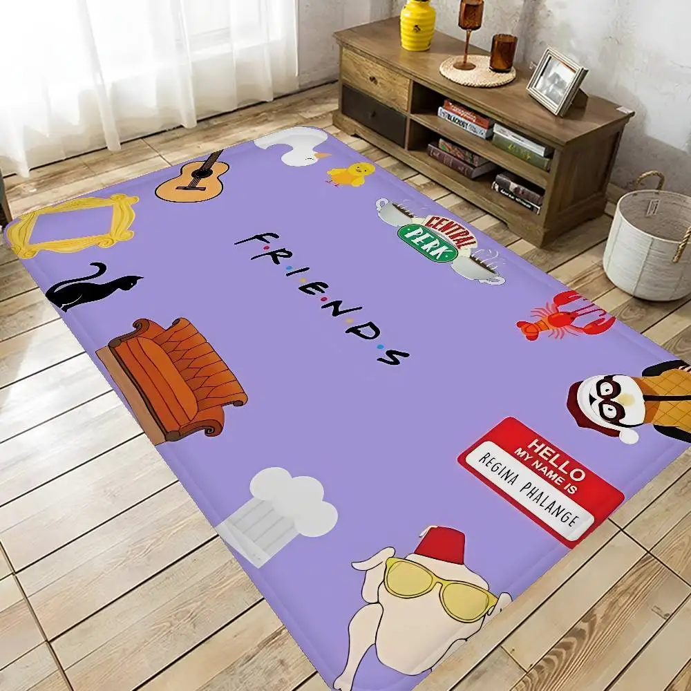 Classic Popular F-Friends Tv Show Kitchen Mat Kids Room Bedroom Decoration Balcony Anti-Slip Doormat Living Room Alfombra