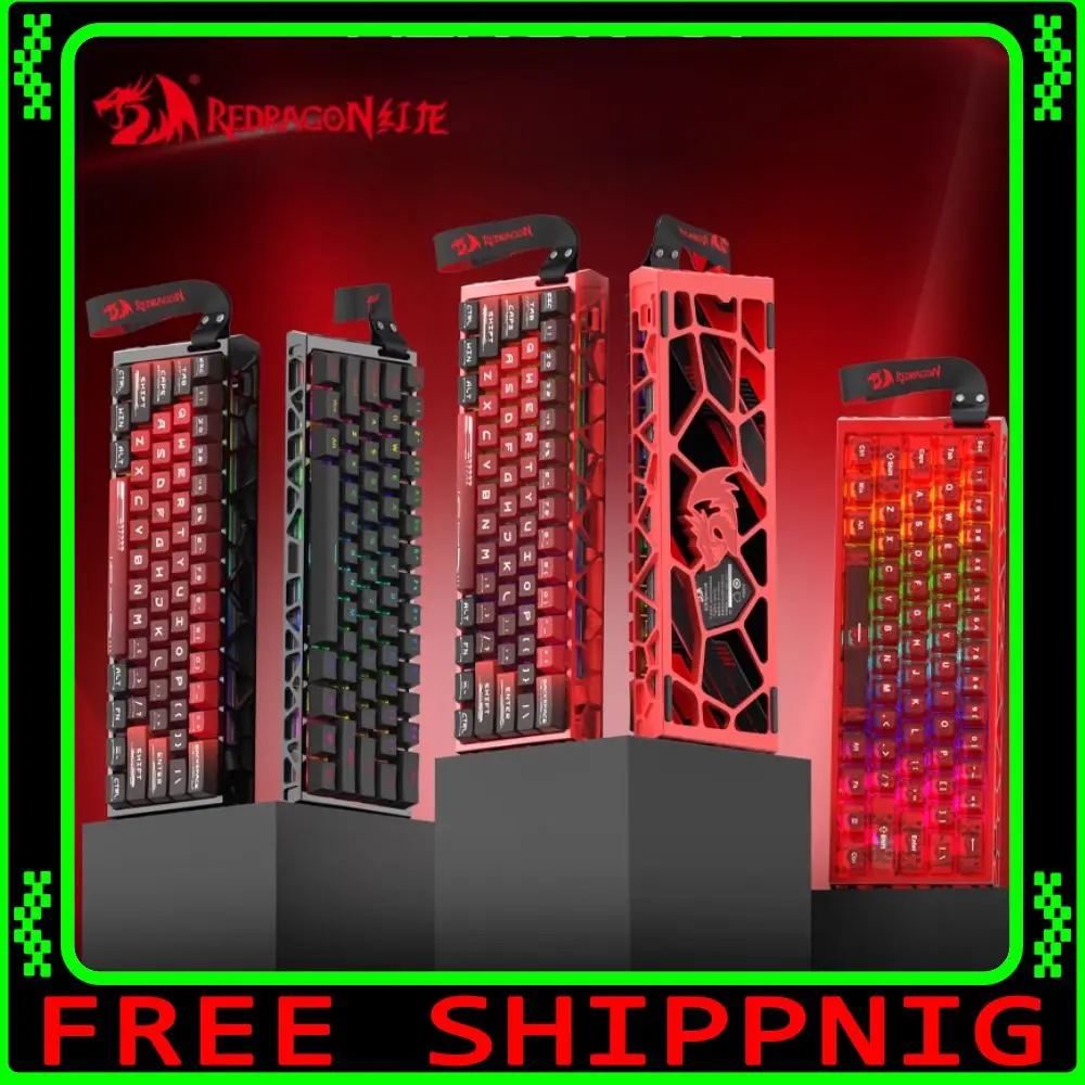 

REDRAGON AEROX61 Wired Magnetic Switch Mechanical Keyboard with 0 Dead Zone Aluminum Alloy Pile RGPPC Gaming Esports Keyboard