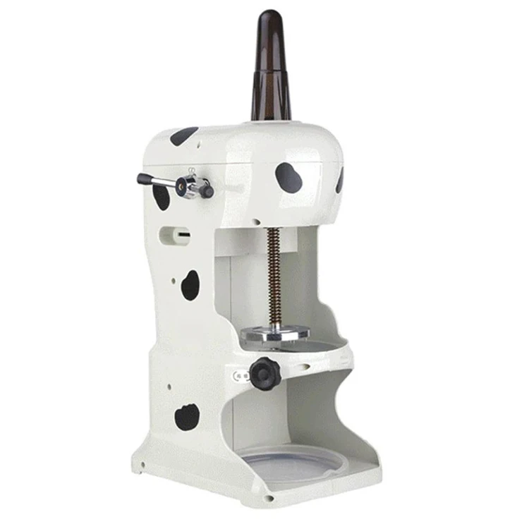 2026-Crushed Snow Flake Shaved Ice Crusher Machine Electric Ice Block Crusher Commercial Ice Shaving Machine