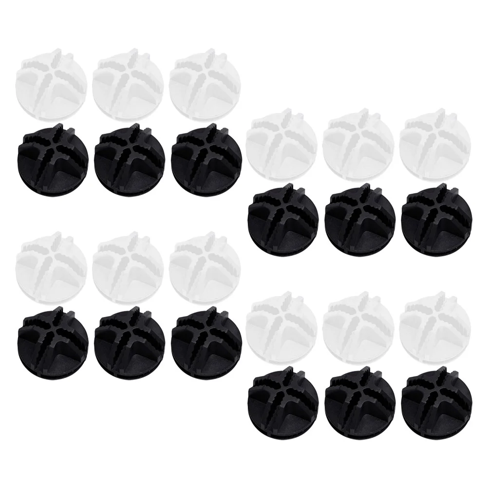 

30pcs Plastic Mesh Connectors for Pet Cage Fence Furniture Clips Black White 15 Each Sturdy Material Simple Install Reusable