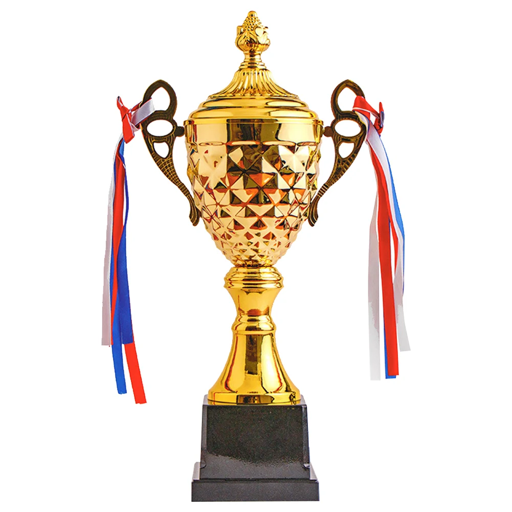 Gold Trophy Cup Height 33cm Competition Trophy Metal Sports Trophy Winner Trophies Award Trophy for Winner Kids and Adults