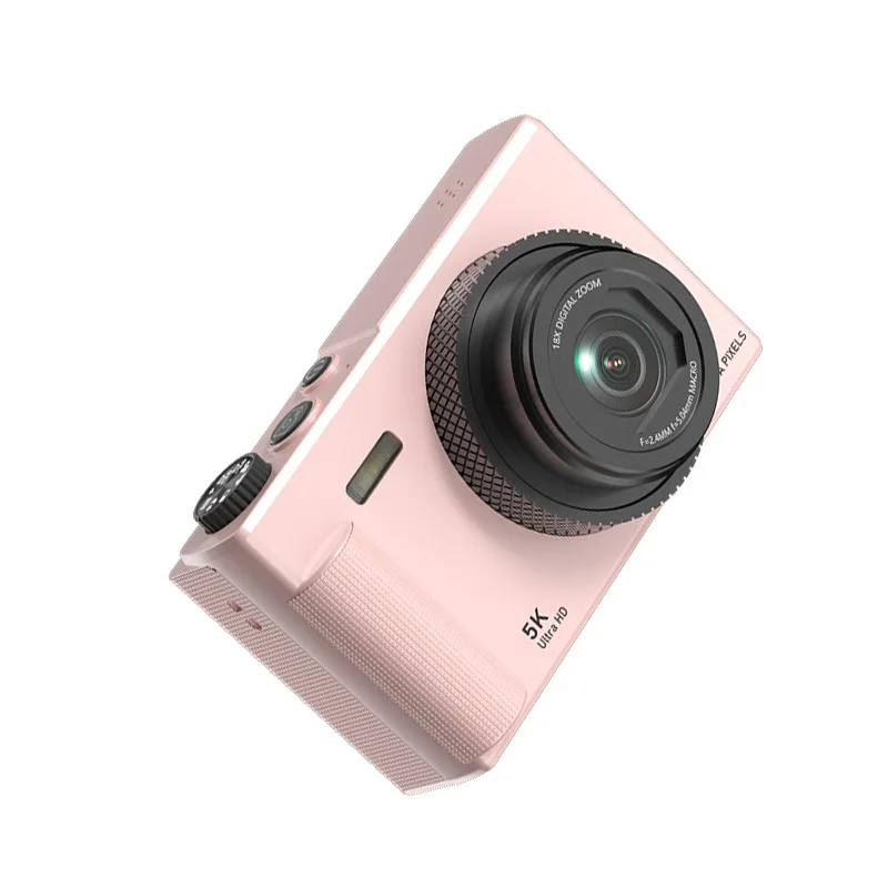 

Цифровая камера для видеоблогинга с выходом 5K, поворотным экраном на 180°, сенсором 75 МП, 18-кратным зумом, электронной стабилизацией и компактным дизайном