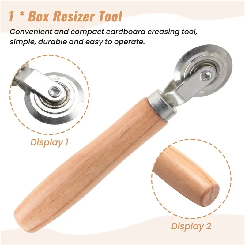 J1UL1N Box Resizer Cardboard Boxes Scoring Board Box Resizer Tool Thin Cardboard Scoring Tool Diy Indentation Tool
