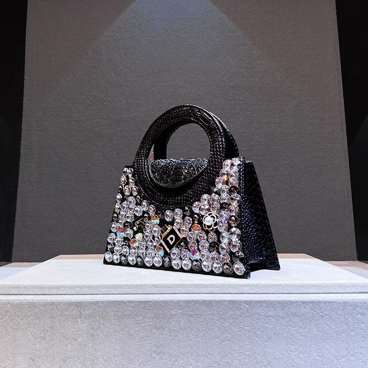 니치 디자인 브랜드 신상 고품질 가죽 라인스톤 디너백 - Women Bags Branded Sale 리뷰 및 가격