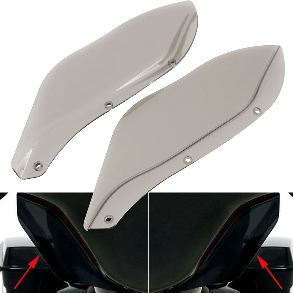 Motorcycles Air Deflector Smoke Side Wing Windshield Accessories Fits For Harley Electra Glide Classic FLHTC 1996-2005 2007-2013