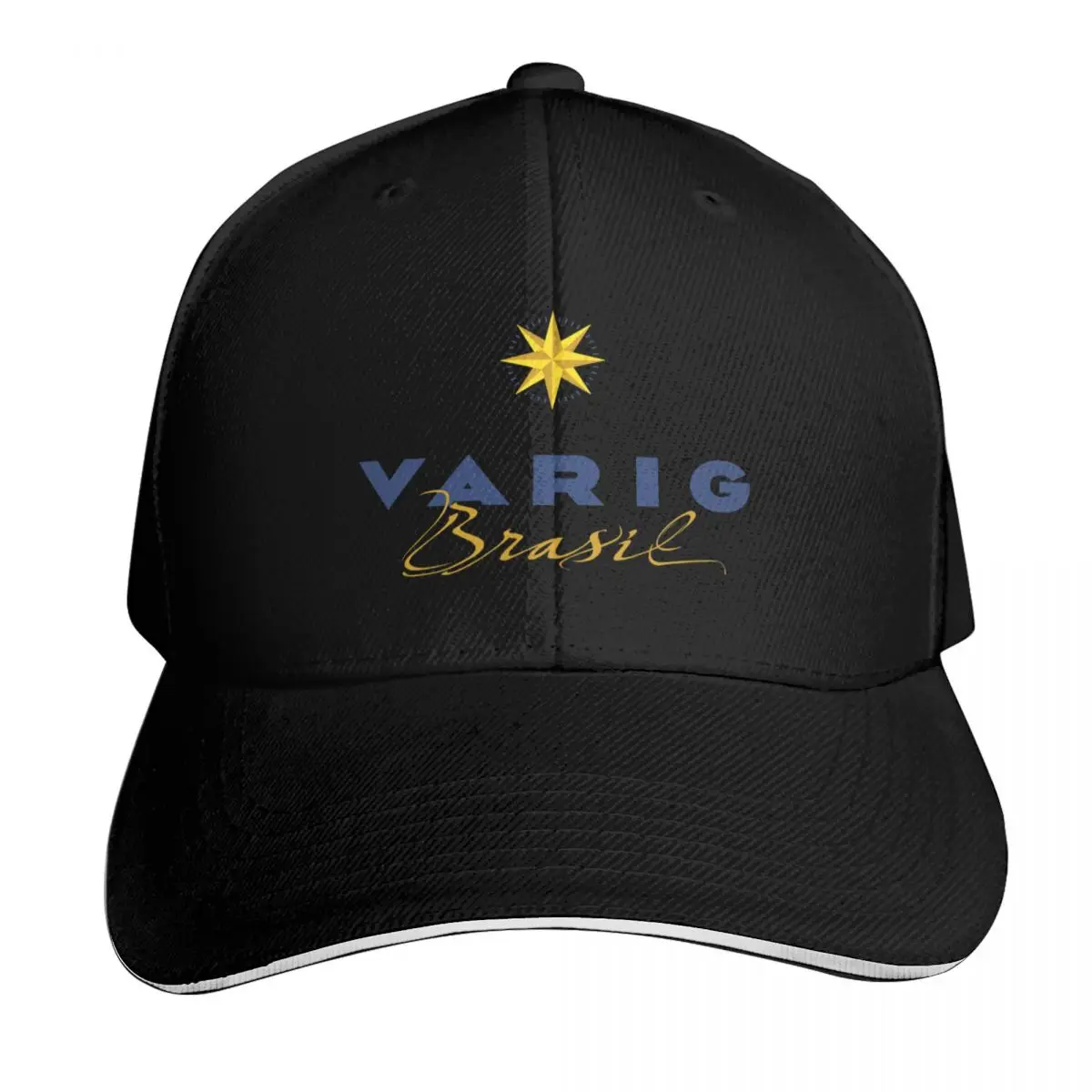 Boné de beisebol Varig Brasil Aviação Aeroporto Aviação Aviões Moda Praia Protetor Solar Fofo Para Homens e Mulheres