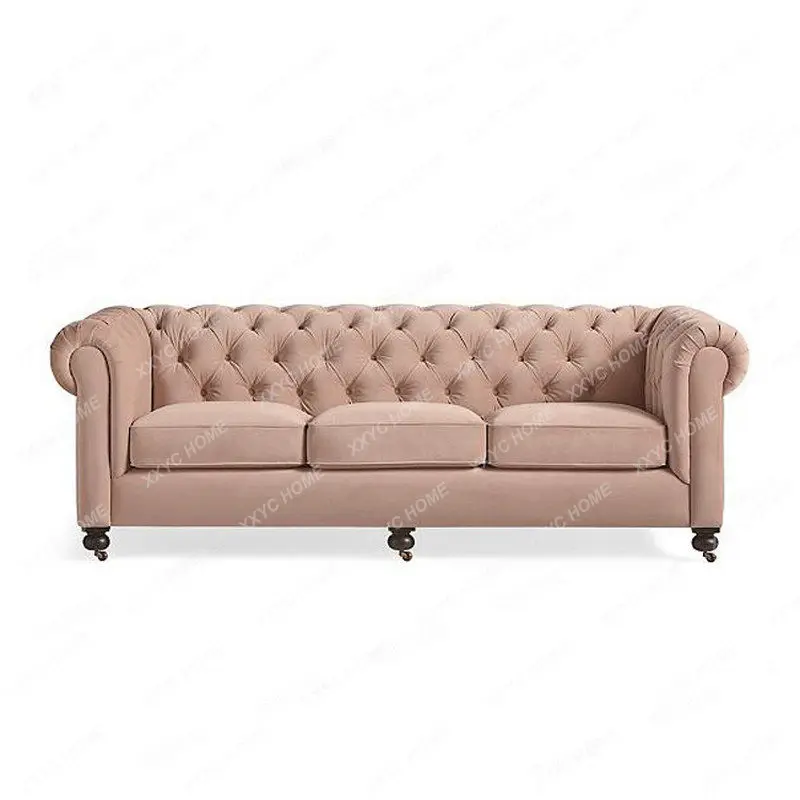 Small apartment light luxury modern furniture fabric sofa living room sofa