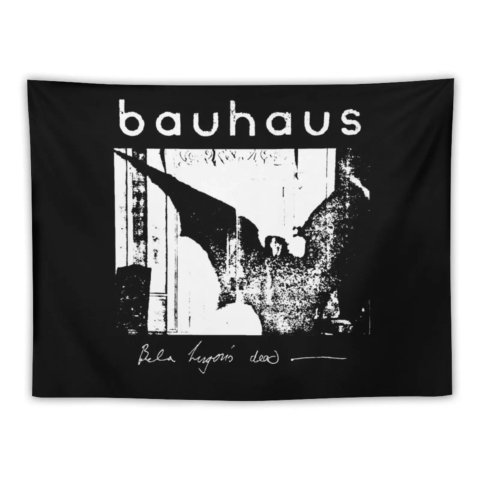 

Bauhaus - Bat Wings - Bela Lugosi's Dead Tapestry Wall Mural Aesthetic Room Decor Korean Wall Decorations Tapestry