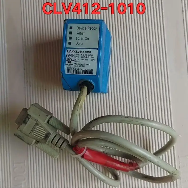 Second-hand CLV412-1010 code scanner function test is normal