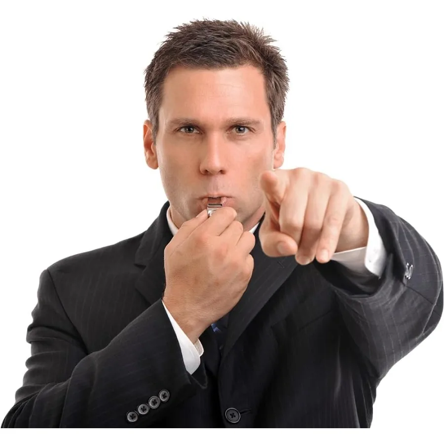 صافرة صافرة للمدربين صفارات رياضية للبالغين المدربين صفارات مع الحبل كرة القدم صافرة بصوت عال هش صافرة Em #5