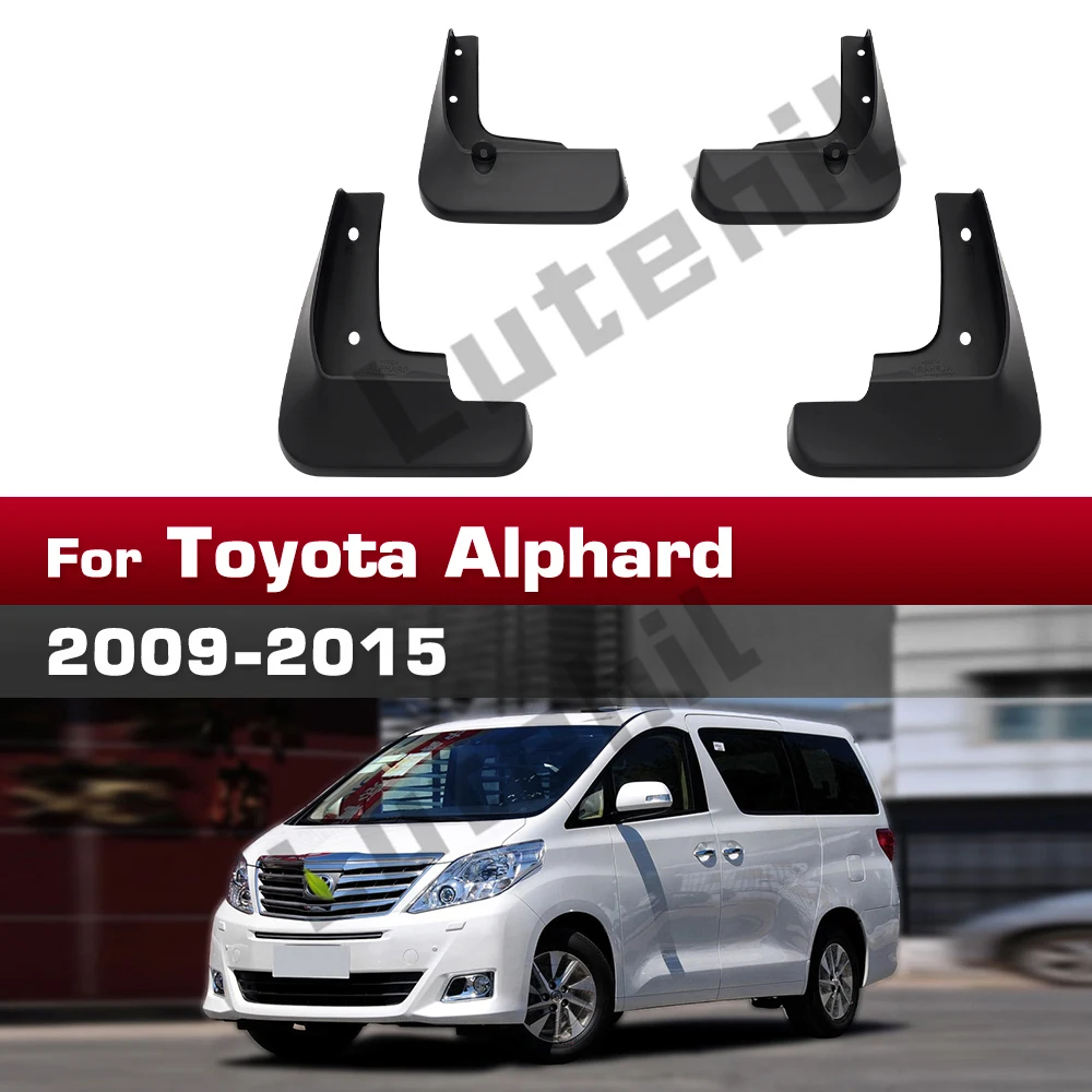 For Toyota Alphard 2009 2010 2011 2012 2013 2014 2015 Fender Mudflaps Splash Guards Mudguards Mud Flaps car Accessories