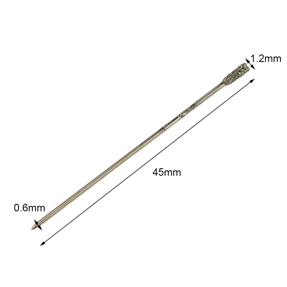 Drilling Machine Lapidary Drill Bits Jade Stone for agate for crystal Diamond Drill Bit 20PCS Small Drill Drilling Hole