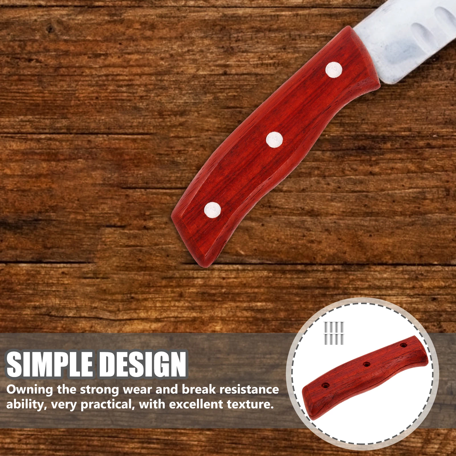 

Chef Handle Solid Wood Accessories Drawer Pulls Handles Pot Grip Chefs Knife