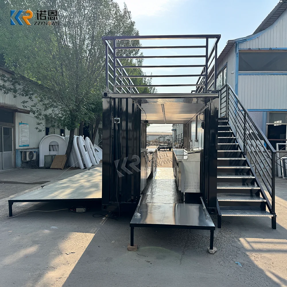 

Shipping Bar Prefab Coffee Shop Container Restaurant Modular Portable Outdoor Container Cafe Kiosk for Park and Beach
