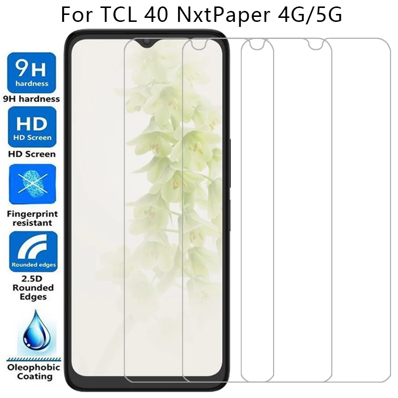 tempered glass for tcl 40 nxtpaper 4g 5g phone case on tcl40 nxt paper nxpaper nxtpape 40nxtpaper back cover 360 tlc