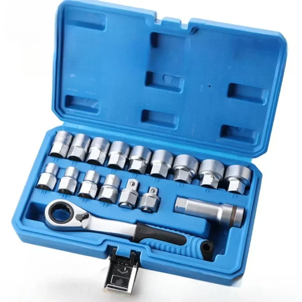 kit-de-cles-a-cliquet-17-pieces-cle-a-cliquet-a-12-points-avec-barre-d'extension-et-embouts-outil-de-reparation-automobile