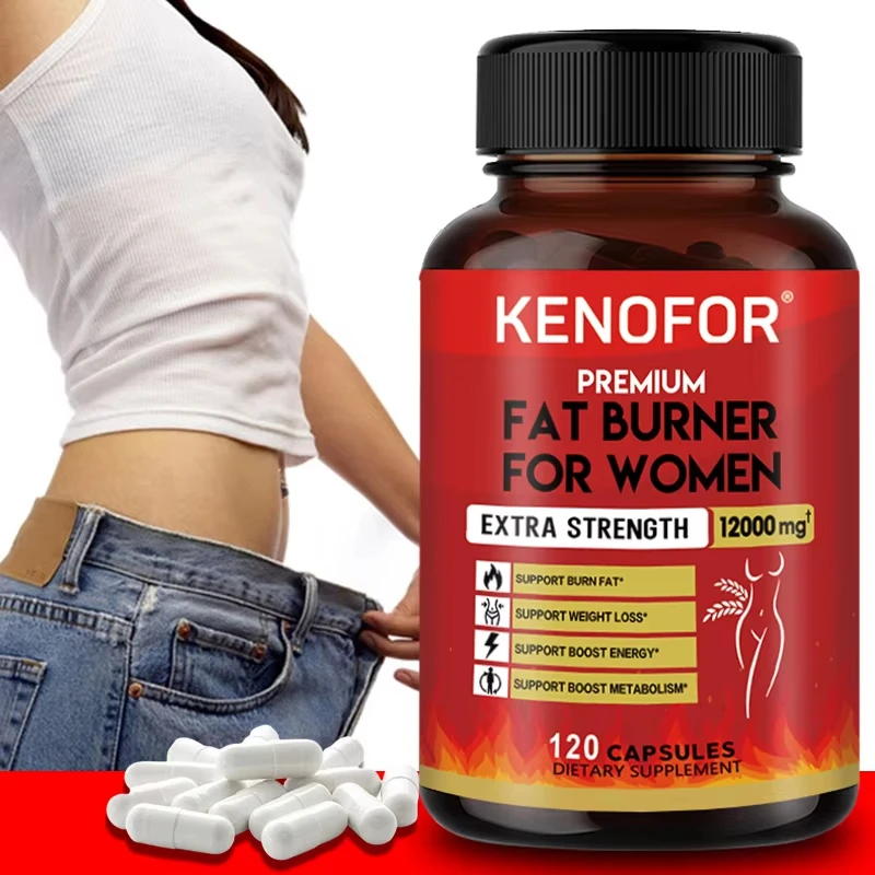 

Premium Fat Burner for Women, Belly Fat Burner for Women, Appetite Suppressant and Metabolism Booster, Supports Brain and Mood