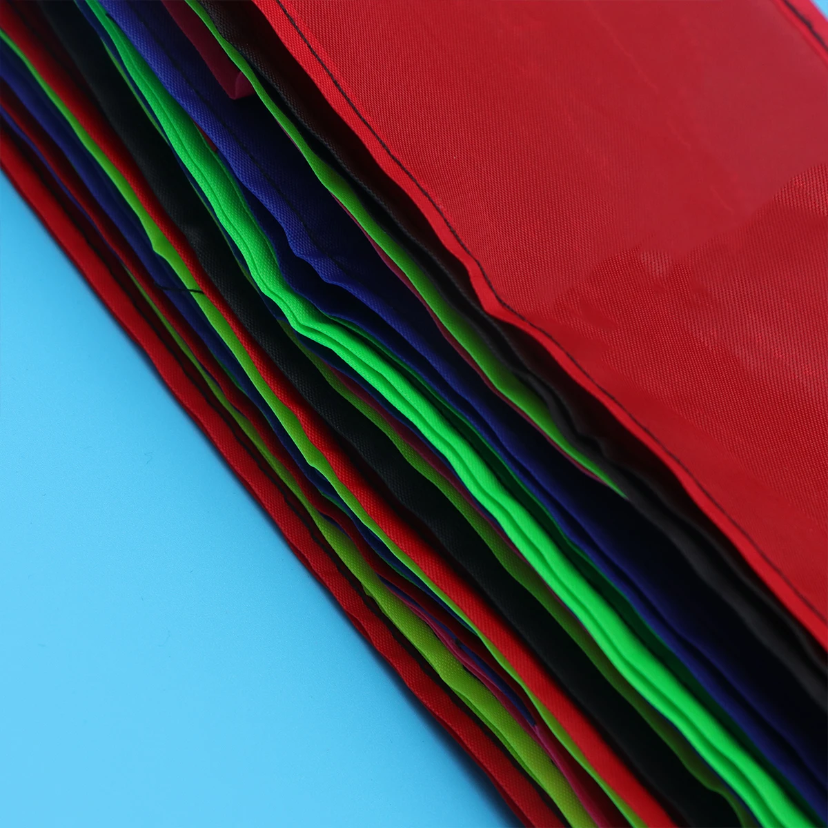 

10M 15M Color-blocking Tail Streamers Kite Accessories Floating Turning Tails Ribbon Outdoor Toy Stabilizer