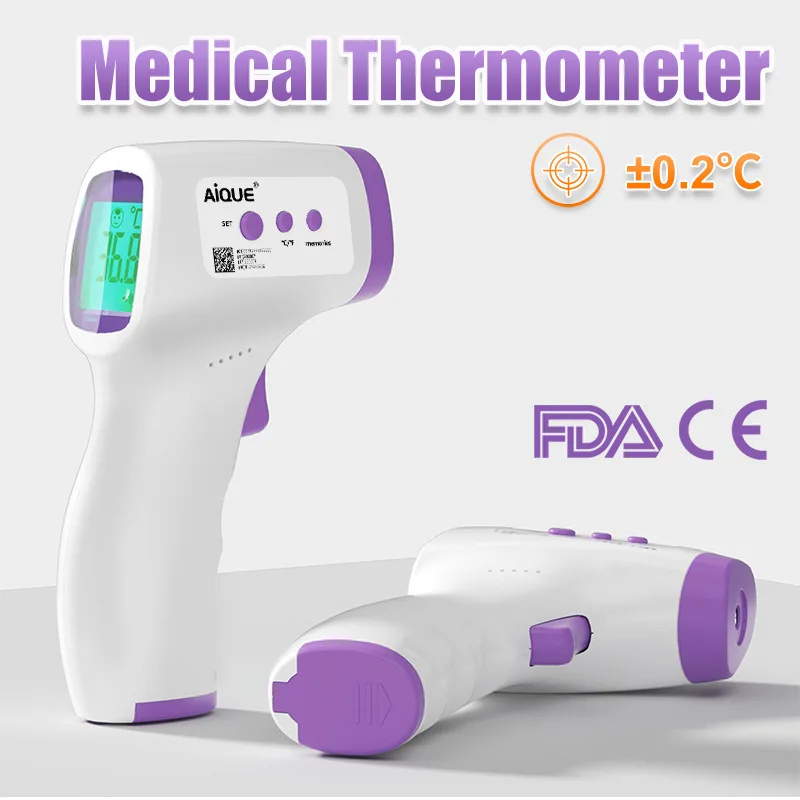 Forehead Infrared Digital Thermometer Non Contact Forehead Medical Baby Thermometer Fever Temperature Tool thermometer