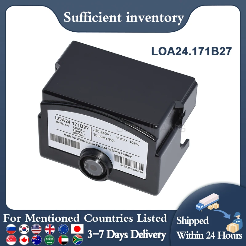 

New Burner Program Controller LOA24.171B27 Mechanical Control Box PLC Replacement Siemens / Sudik