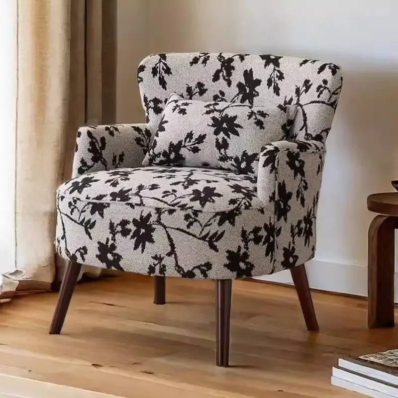 Italian Space Living Room Chairs Trending Simple Design Armchair Chairs Living Room Lazy Century Relax Sessel Furniture Home