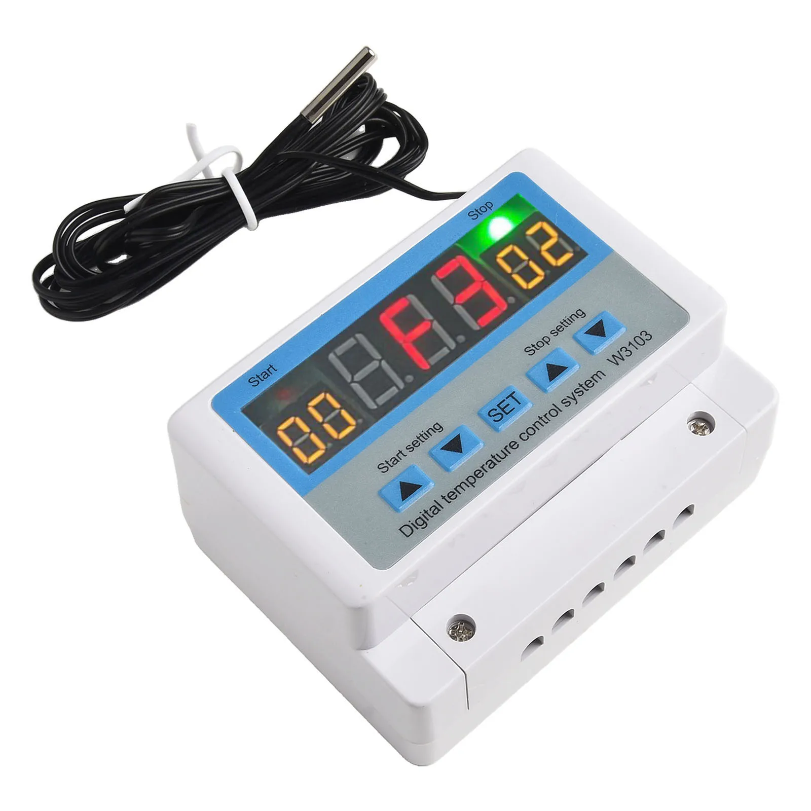 Circuit Optimized Digital Thermostat Maximum Output of 5000W Supporting Both AC and DC Voltage Inputs Seamlessly
