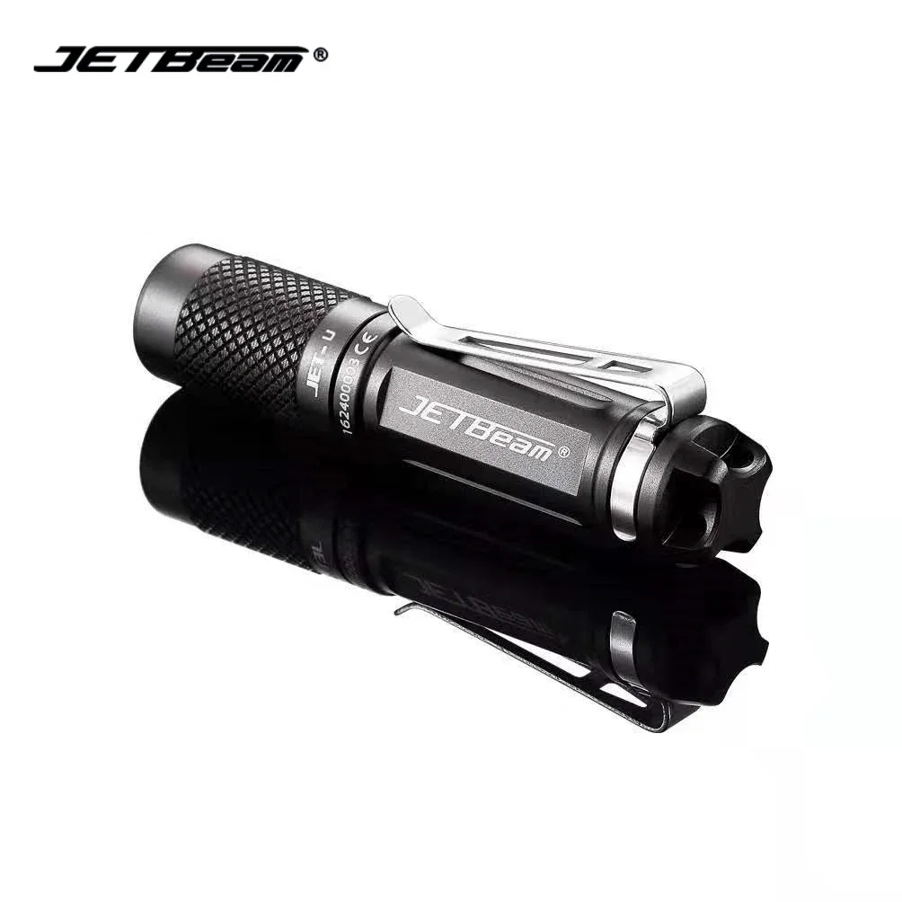 JETBeam JET-U Flashlight 135 Lumens CREE xp-G2 Led 3 LightIng Modes Rotary dimming Mini EDC Keychain Light