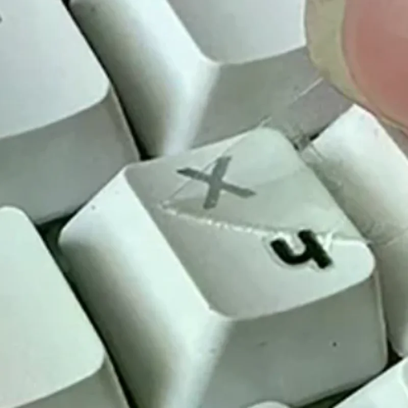 [Russian Language] Tear-Off Film Keyboard Sticker Desktop Laptop Key Sticker Single Film Universal Side Engraving Sticker