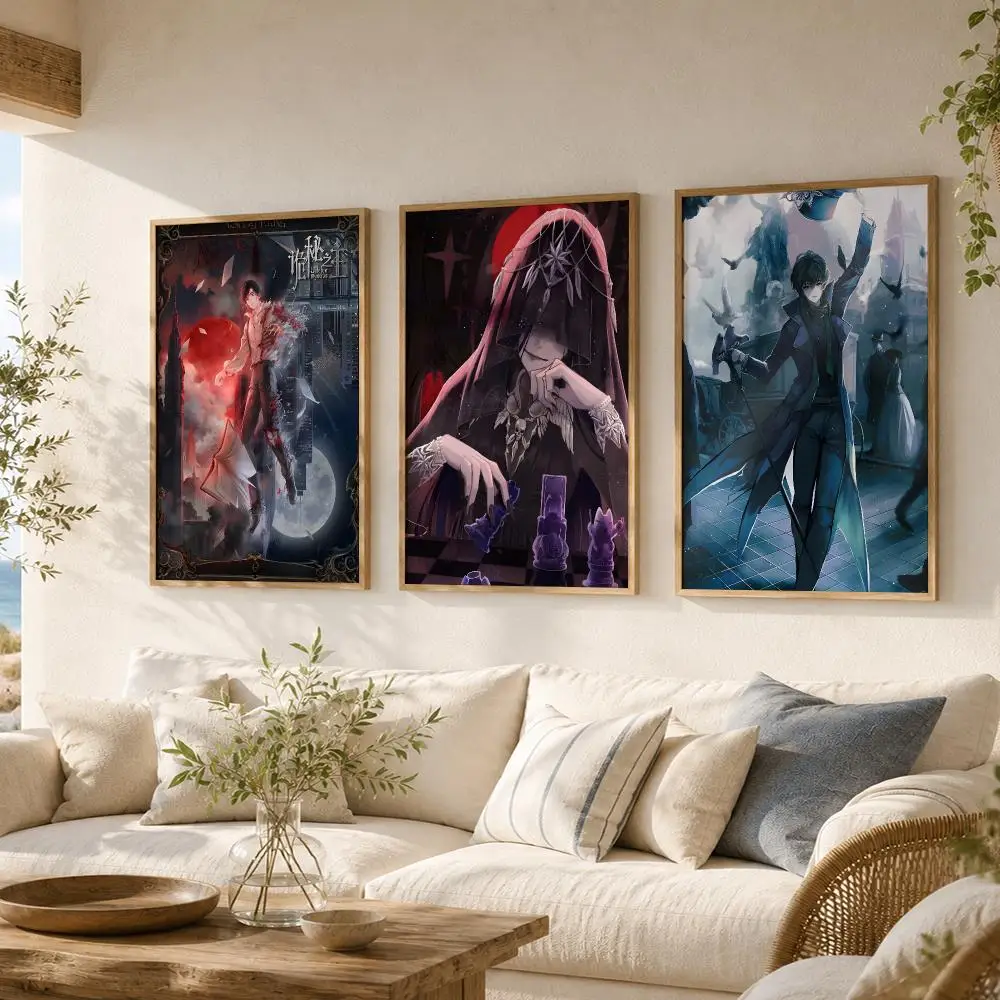 Anime L-Lord of the Mysteries Painting Canvas Poster Bedroom Living Room bar Hallway House interior Wall Decor