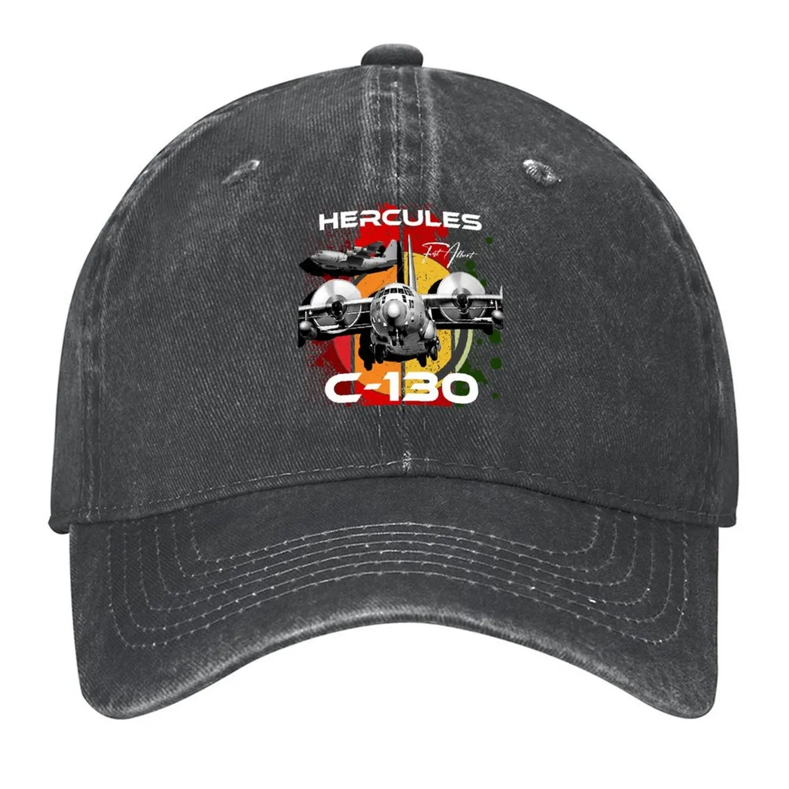 

C-130 Hercules Military Aircraft Baseball Cap Winter hat Vintage luxury woman cap Luxury Hat Women Hats Men's
