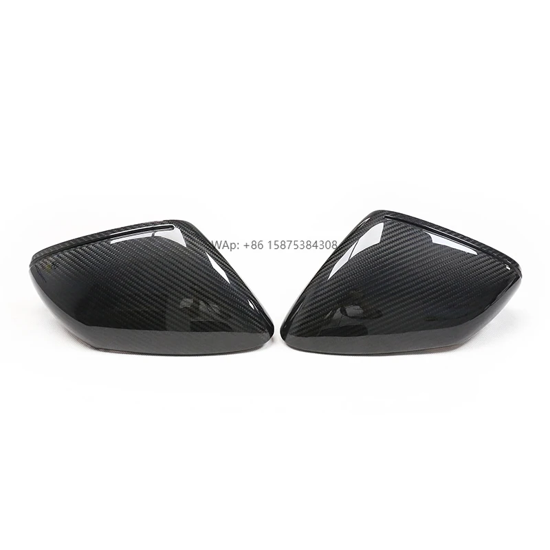 

For Por 911 992 Carbon Fiber Mirror Covers 911 Dry Carbon Side Covers Replacement Rear View Mirrors Cover 992 Mirrors