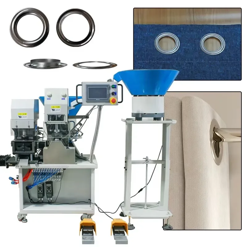 China Supplier Automatic Curtain Ring Punching Machine Curtain Eyelet Machine Grommet Machine